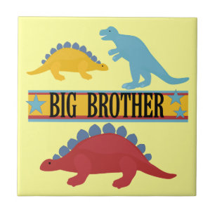 Dinosaur Big Brother Tile