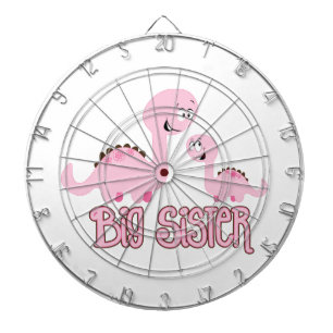 Dinosaur Big Sister Dartboard
