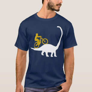 Dinosaur Biker Bicycle T-Shirt