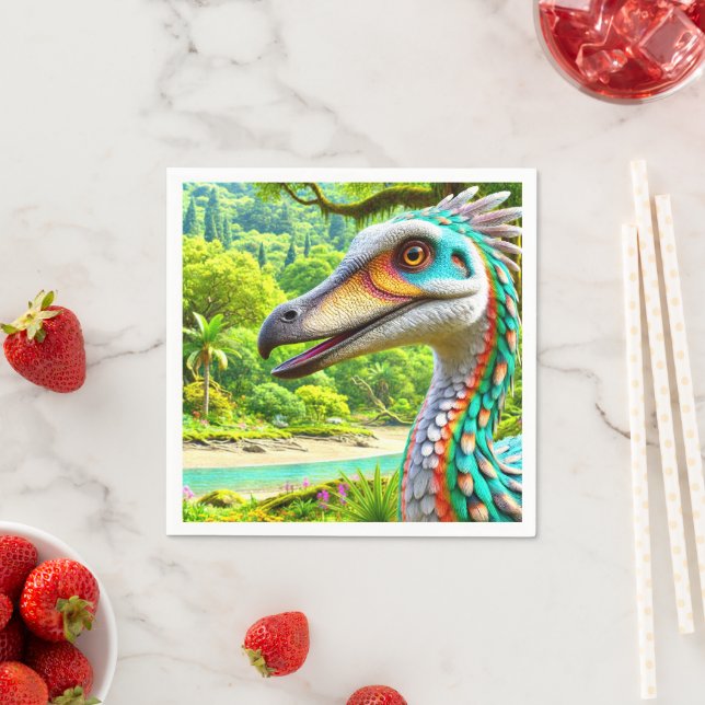 Dinosaur Bird Napkin (Insitu)