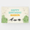 Dinosaur Birthday Banner Dino Party