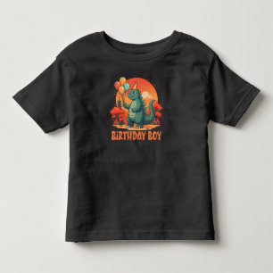 Dinosaur Birthday Boy Toddler T-Shirt