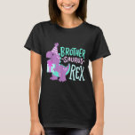 Dinosaur Birthday Brother Saurus T Rex Family Matc T-Shirt<br><div class="desc">Dinosaur Birthday Brother Saurus T Rex Family Matching Party</div>