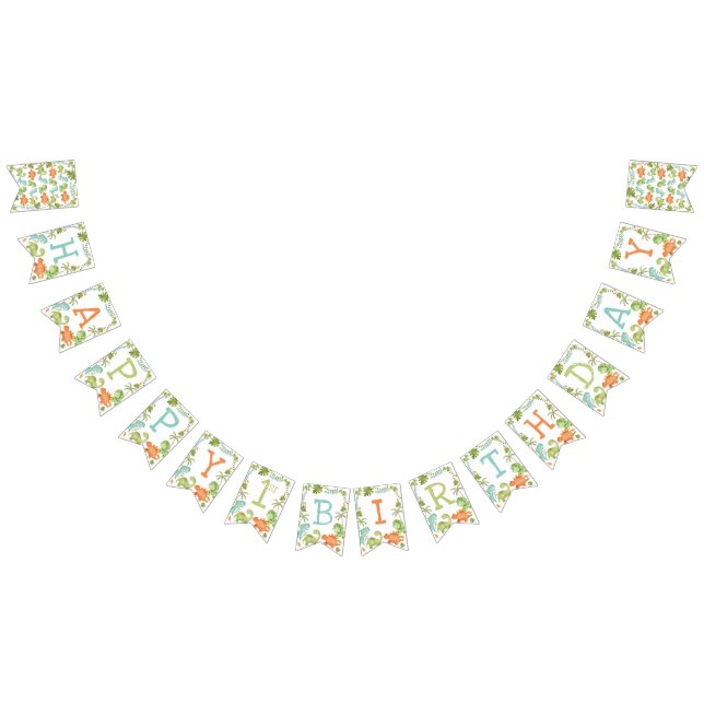 Dinosaur Birthday Bunting (All)