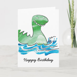 Dinosaur Birthday Card