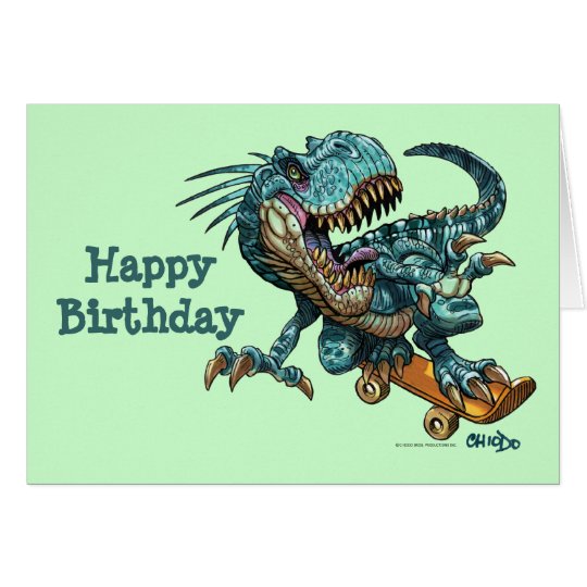 Dinosaur Birthday Card