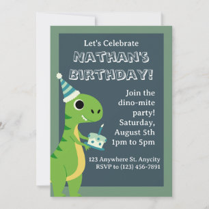 Dinosaur Birthday Card