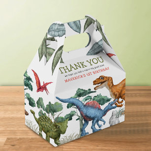 Dinosaur Birthday Favour Box