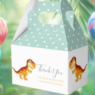 Dinosaur BIRTHDAY Gold  Favour Box