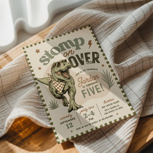 Dinosaur Birthday Invitation