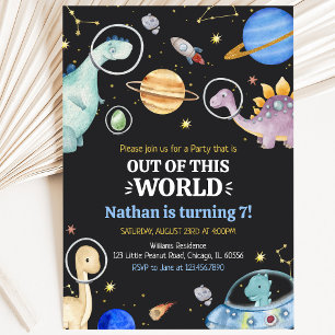 Dinosaur Birthday Invitation