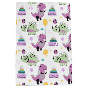 Dinosaur Birthday Medium Gift Bag