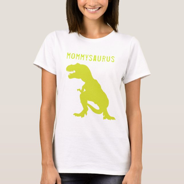 Dinosaur Birthday Mum T-Shirt (Front)