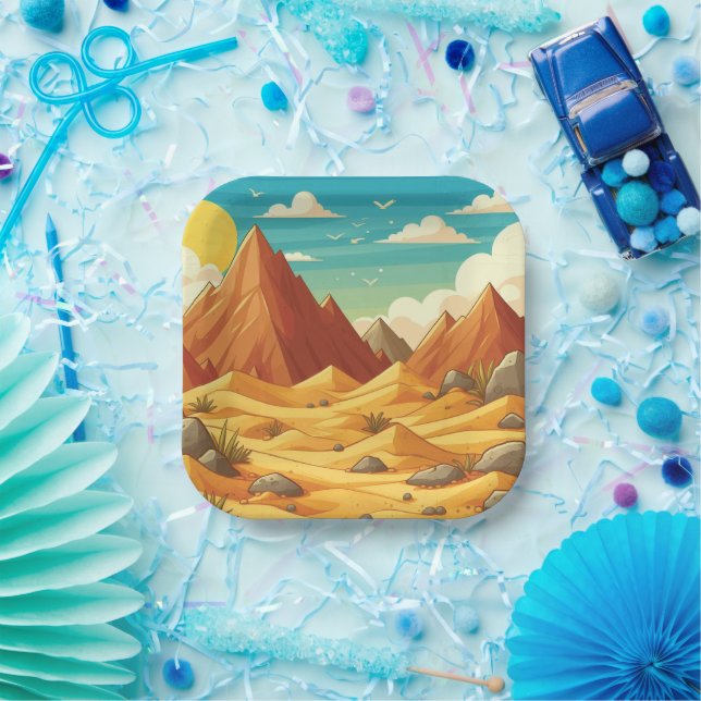 Dinosaur Birthday Paper Plate (Party)