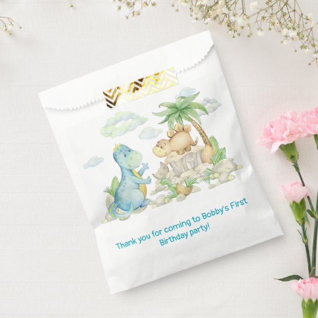 Dinosaur Birthday Party Baby Shower Favour Bags (Sealed)