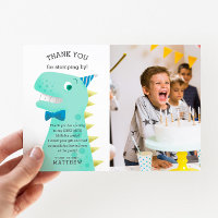 Dinosaur Birthday Party Custom Photo