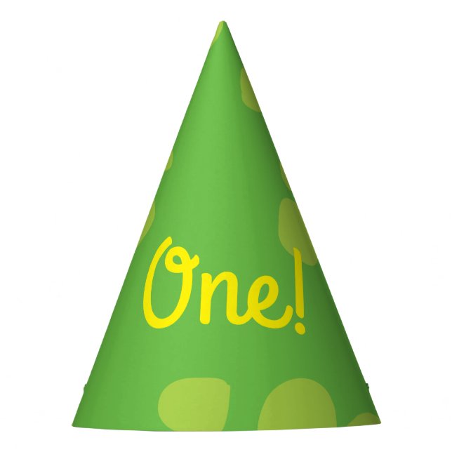 Dinosaur Birthday PArty Hat (Front)