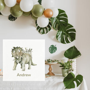 Dinosaur Birthday Party  Napkin