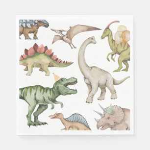 Dinosaur Birthday Party Napkins