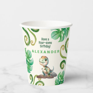 Dinosaur Birthday Party  Paper Cups