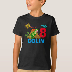 Dinosaur Birthday Party Personalised Shirt