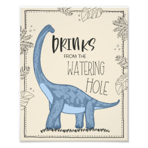 Dinosaur Birthday Party Sign