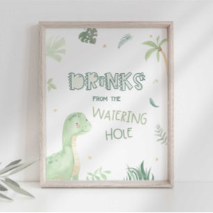 Dinosaur Birthday Party Sign