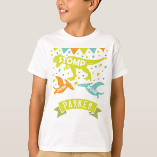 Dinosaur Birthday Personalised T-Shirt