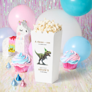Dinosaur Birthday Theme Three Rex Dino Boys Party Favour Box