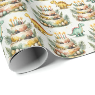Dinosaur Birthday Wrapping Paper