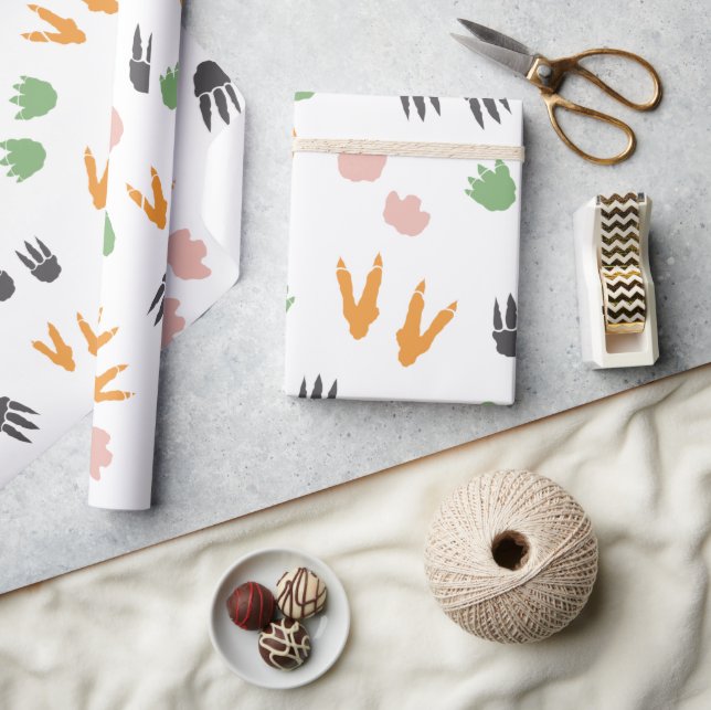 Dinosaur birthday  wrapping paper (Crafts)