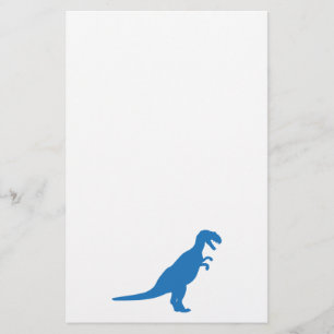 Dinosaur Blue Stationery