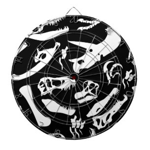 Dinosaur Bones (Black) Dartboard