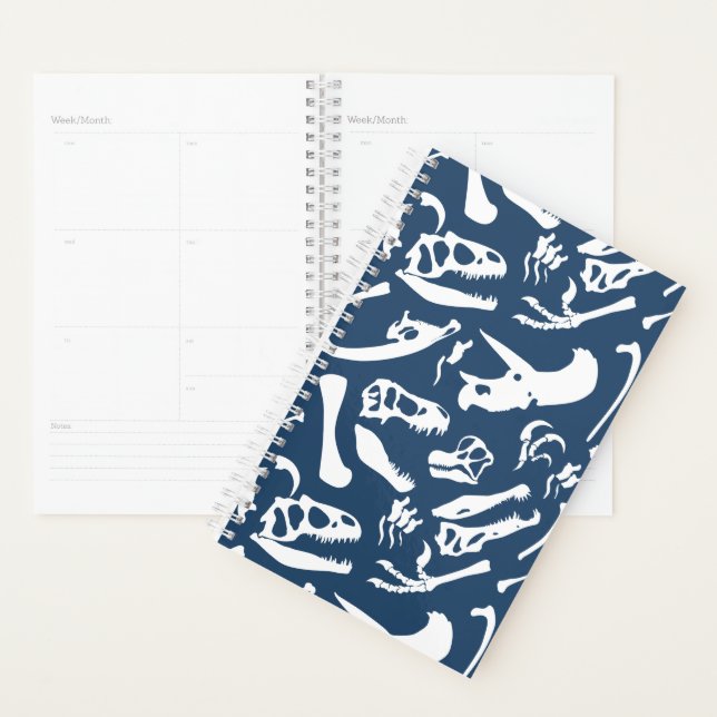 Dinosaur Bones (Blue) Planner (Display)