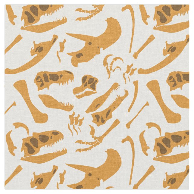 Dinosaur Bones Fabric (Close Up)