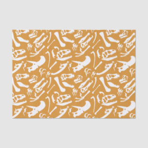 Dinosaur Bones (Gold) Tissue Paper