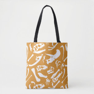Dinosaur Bones (Gold) Tote Bag