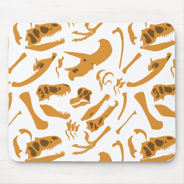 Dinosaur Bones Mouse Mat (Front)