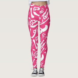 Dinosaur Bones (Pink) Leggings