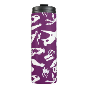 Dinosaur Bones (Purple) Thermal Tumbler