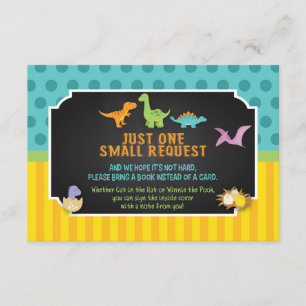 Dinosaur Books for Baby Card
