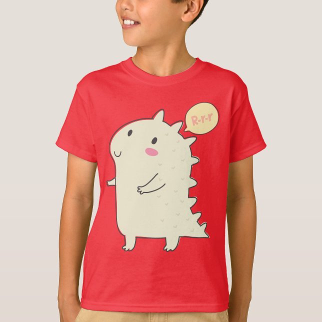 Dinosaur Boys Red T shirt (Front)