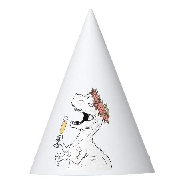 Dinosaur Bridal Party Hat (Front)