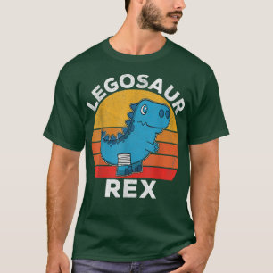 Dinosaur Broken Leg Get Well Soon For Boys Legosau T-Shirt