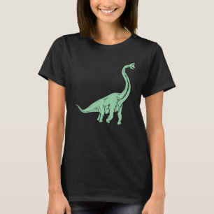 Dinosaur Brontosaurus Cute Prehistoric Foot Dino f T-Shirt
