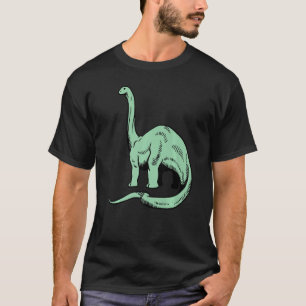 Dinosaur Brontosaurus Cute Prehistoric Foot Dino F T-Shirt