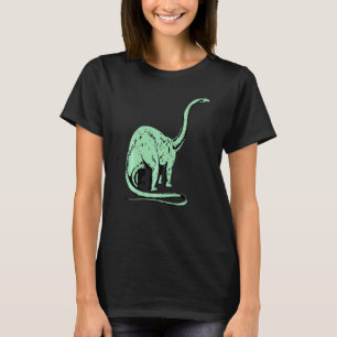Dinosaur Brontosaurus Cute Prehistoric Foot Dino F T-Shirt