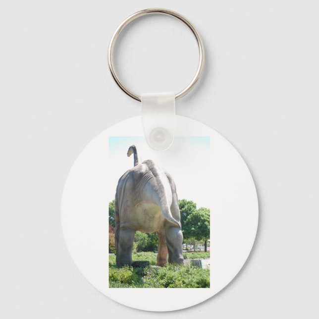 Dinosaur Brontosaurus Key Ring (Front)