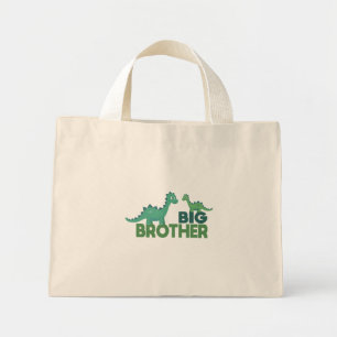 Dinosaur brothers boys design mini tote bag