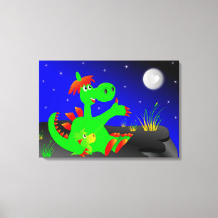 Dinosaur Canvas Print